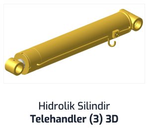 Hidrolik Silindir Telehandler (3) 3D