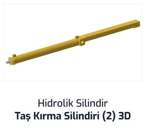 Hidrolik Silindir Tas Kırma Silindiri (2) 3D