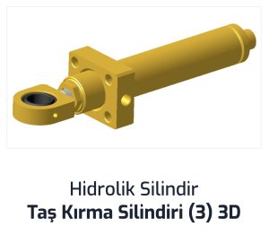 Hidrolik Silindir Tas Kırma Silindiri (3) 3D