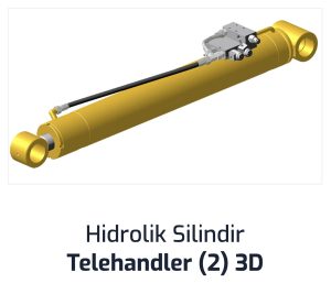 Hidrolik Silindir Telehandler (2) 3D